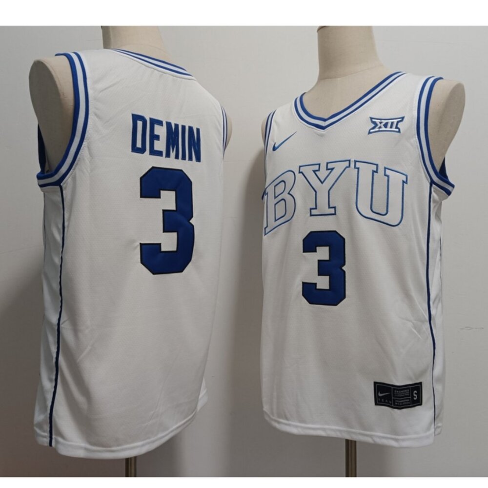 Mens Egor Demin White Stitched Jersey